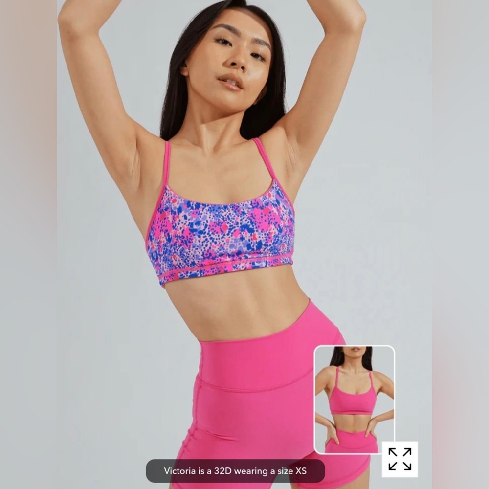 Buff Bunny Fashun Print Reversible Sports Bra
